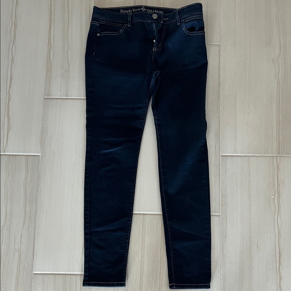 Simply Vera Vera Wang Deep Navy Skinny Jeans